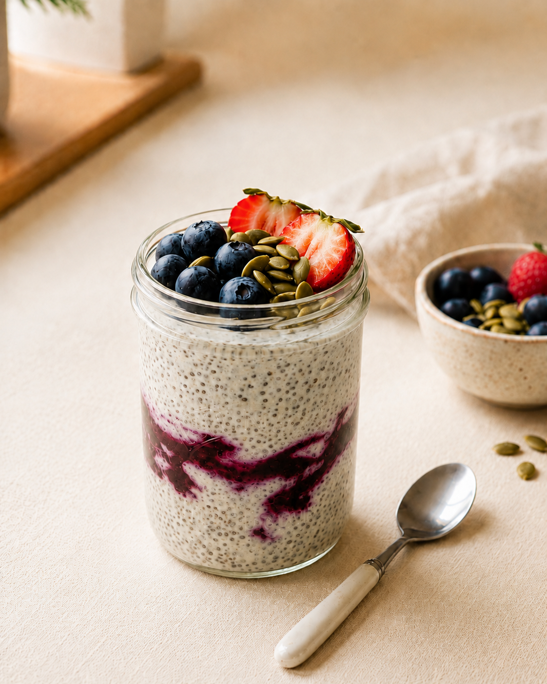 Blueberry Chia Pudding